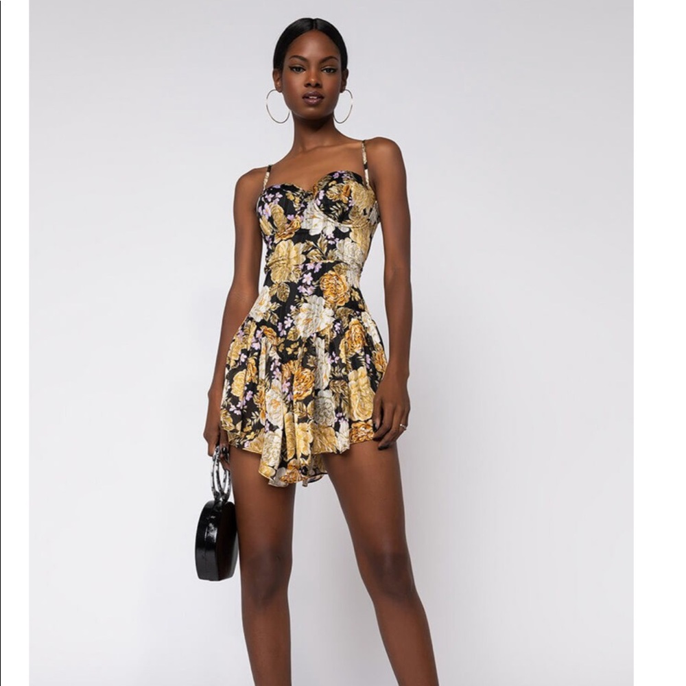 BNWT Shop Akira Floral Chiffon Mini Dress